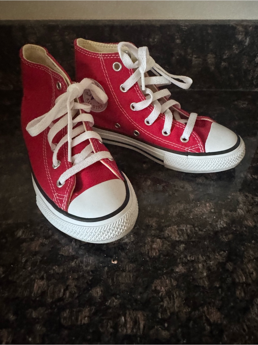 Unisex Converse Red Toddler Size 12 High Tops